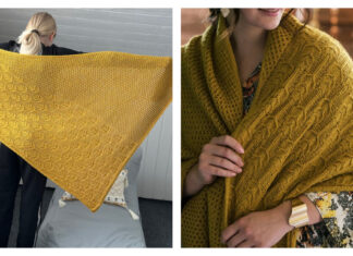 Maria Shawl Free Knitting Pattern