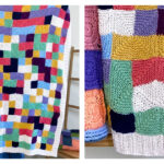 Mindful Mosaic Blanket Free Knitting Pattern
