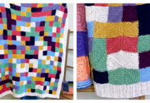 Mindful Mosaic Blanket Free Knitting Pattern