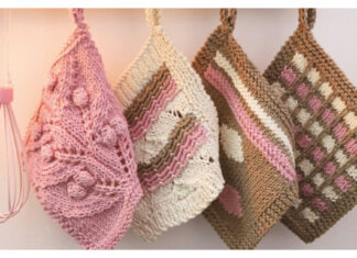 Neapolitan Dishcloth Set Free Knitting Pattern