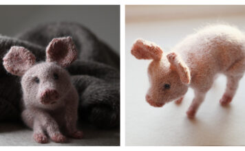 Piglet Toy Knitting Pattern