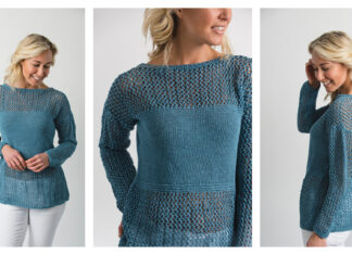 Seabreeze Pullover Sweater Free Knitting Pattern