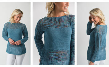 Seabreeze Pullover Sweater Free Knitting Pattern