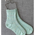 Simple Garter Rib Socks Free Knitting Pattern