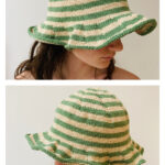 Sunset Hat Free Knitting Pattern