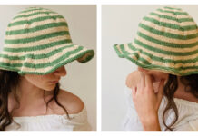 Sunset Hat Free Knitting Pattern