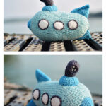 Tadpole Submarine Toy Free Knitting Pattern