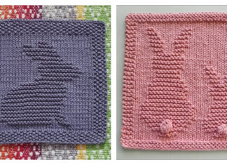 10+ Bunny Dishcloth Knitting Patterns