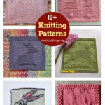 10+ Bunny Dishcloth Knitting Patterns