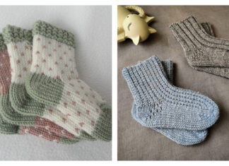 10+ Tiny Toes Baby Socks Knitting Patterns