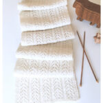Birch Trees Scarf Free Knitting Pattern