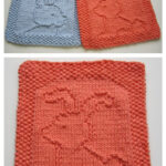Bunny Tail Cloth Free Knitting Pattern