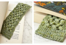 Celtic Cable Bookmark Free Knitting Pattern