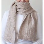 Chevron Rib Scarf Free Knitting Pattern