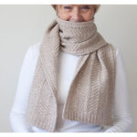 Chevron Rib Scarf Free Knitting Pattern