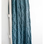 Cool Cables Throw Blanket Free Knitting Pattern
