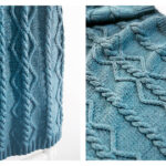 Cool Cables Throw Blanket Free Knitting Pattern