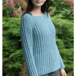 Long Trek Raglan Pullover Free Knitting Pattern