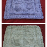 OPHELIA Baby Footprint Dishcloth Free Knitting Pattern