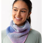 Purple Mountain Majesties Cowl Free Knitting Pattern