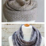 Quilted Lattice Cowl Free Knitting Pattern