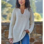 Raffia Pullover Free Knitting Pattern