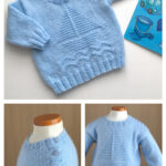 Sail Away Baby Sweater Free Knitting Pattern