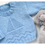 Sail Away Baby Sweater Free Knitting Pattern