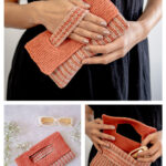 Signature Stripes Clutch Free Knitting Pattern