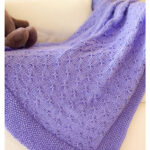 Simply Elegant Butterfly Baby Blanket Free Knitting Pattern