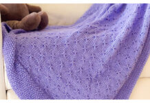 Simply Elegant Butterfly Baby Blanket Free Knitting Pattern