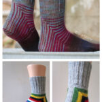 Squircle Socks Free Knitting Pattern