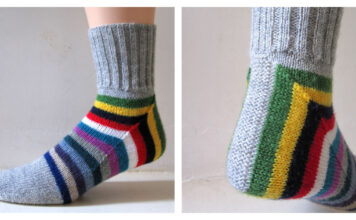 Squircle Socks Free Knitting Pattern