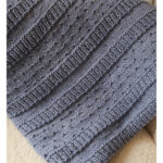 Summer Blues Blanket Free Knitting Pattern