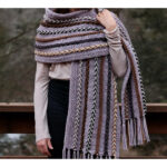 Tango Braided Wrap Free Knitting Pattern