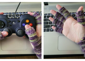 Gaming Gloves Free Knitting Pattern