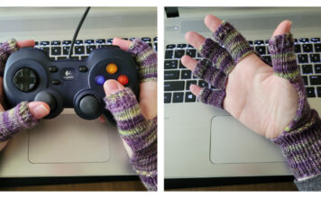 Gaming Gloves Free Knitting Pattern