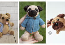 Pug Dog Soft Toy Knitting Patterns