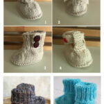 Seamless Baby Booties Free Knitting Pattern