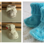 Seamless Baby Booties Free Knitting Pattern