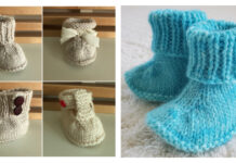 Seamless Baby Booties Free Knitting Pattern