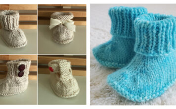 Seamless Baby Booties Free Knitting Pattern