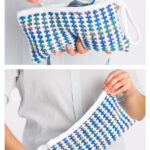 Tweed Stitch Project Bag Free Knitting Pattern
