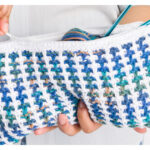 Tweed Stitch Project Bag Free Knitting Pattern