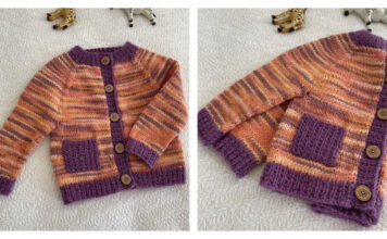 Wren Baby Cardigan Free Knitting Pattern