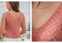 Beija Flor Sleeveless Top Free Knitting Pattern