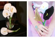 Calla Lily Flower Knitting Patterns