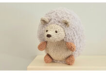 Hedgehog Toy Free Knitting Pattern