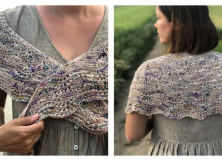 Mae Flower Shawl Free Knitting Pattern