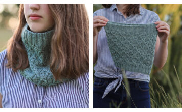 Osier Cowl Free Knitting Pattern